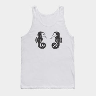 Seahorses in Love - cool and cute animal design - light colors Tank Top